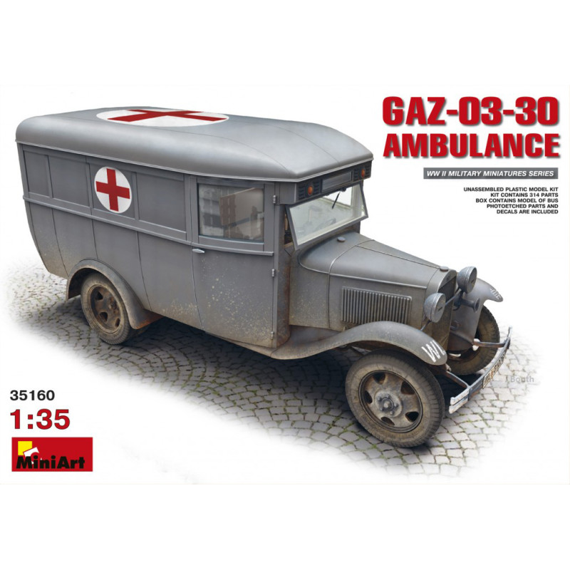 Ambulance GAZ-03-30 - MiniArt 35160