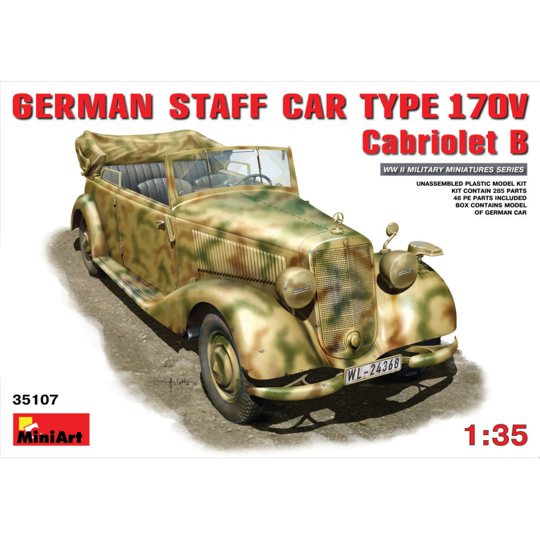 Mercedes-Benz type 170V  Cabriolet B - MiniArt 35107