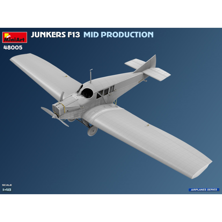 Avion Junkers F13 mid production Service allemand,  polonais et suisse 3 versions - MiniArt 48005