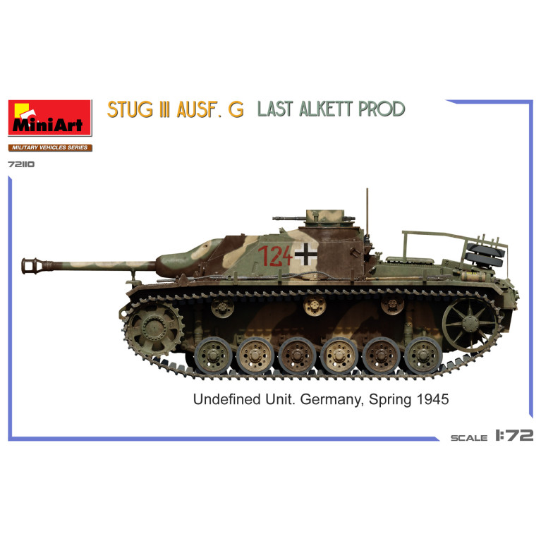 Char StuG III Ausf. G Last Alkett Prod 6 versions - MiniArt 72110