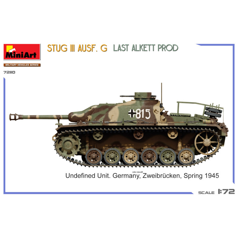 Char StuG III Ausf. G Last Alkett Prod 6 versions - MiniArt 72110