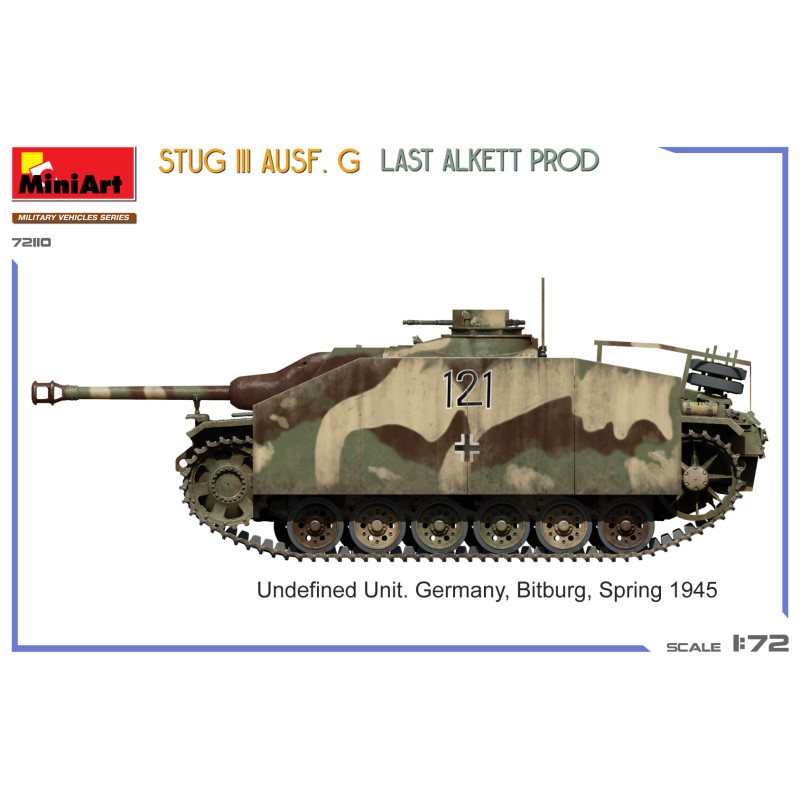 Char StuG III Ausf. G Last Alkett Prod 6 versions - MiniArt 72110