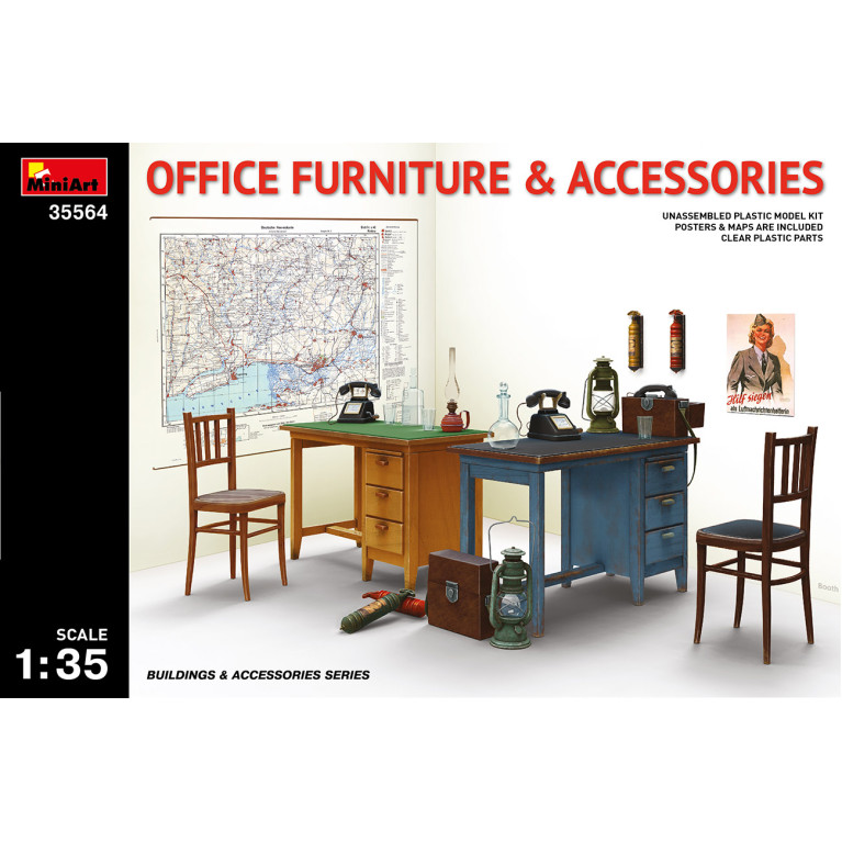 Mobilier et accessoires de bureau - MiniArt 35564