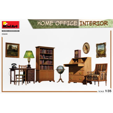 Intérieur bureau de maison - MiniArt 35644