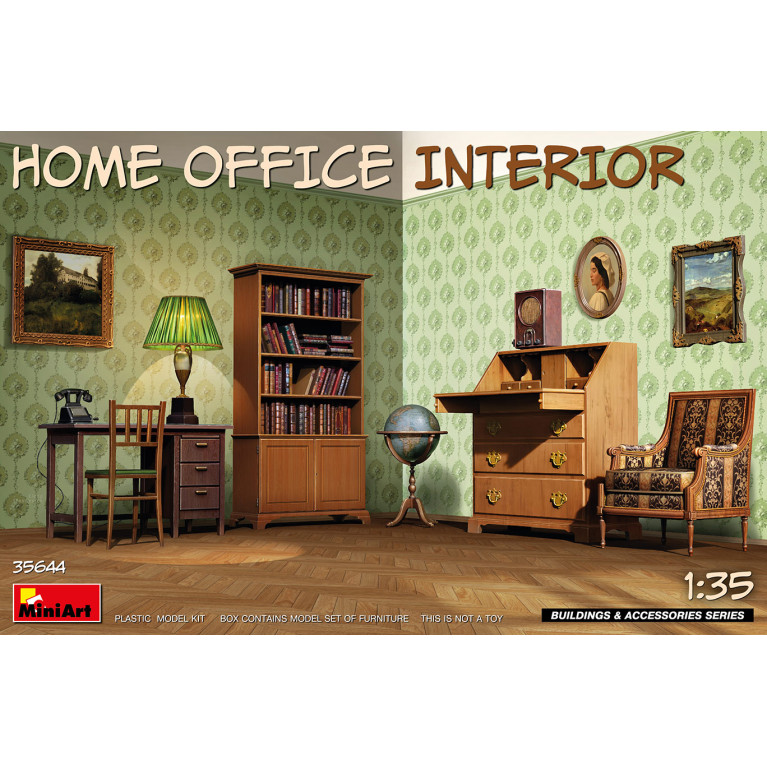 Intérieur bureau de maison - MiniArt 35644
