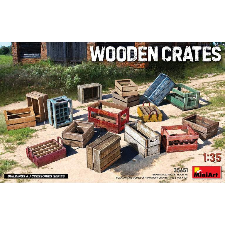 Caisses en bois - MiniArt 35651