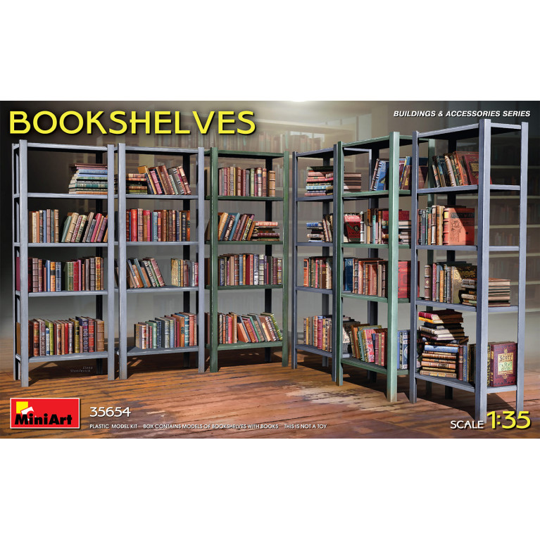 Étagères de livres - MiniArt 35654