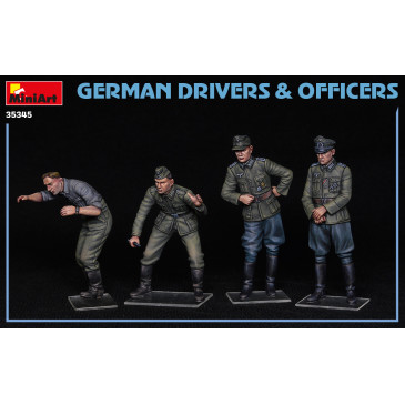 Conducteurs et officiers allemands - MiniArt 35345
