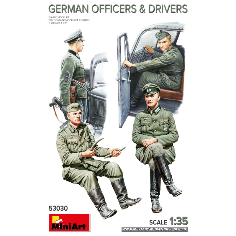 Conducteurs et officiers allemands - MiniArt 53030