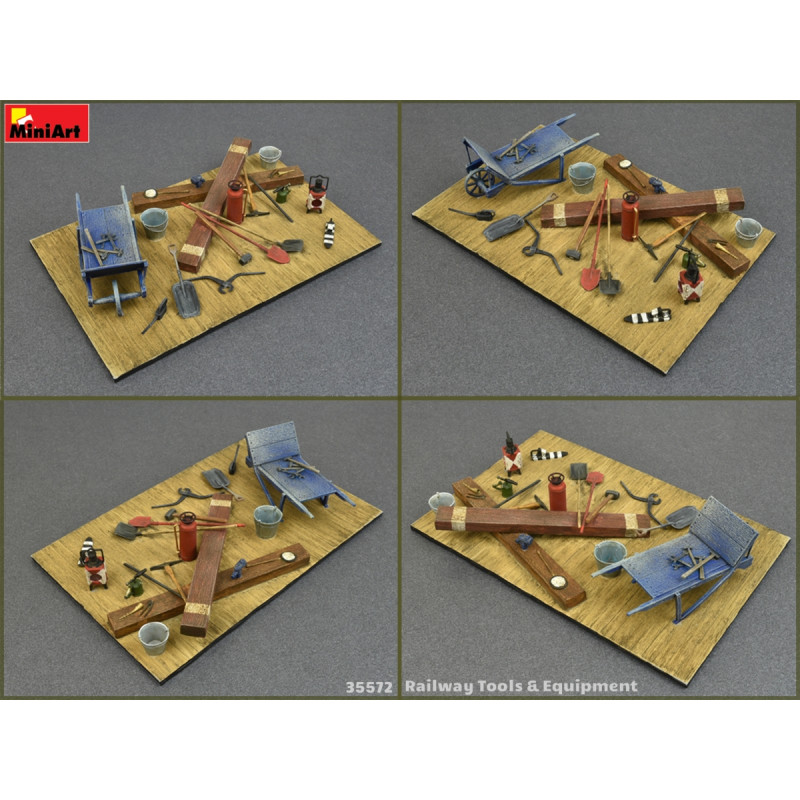 MiniArt - Maquette En Plastique Pont Piéton échelle 1/35 - Dimensions 34,4 X 24,4 X 7,8 Cm - À Monter Et Peindre - Pour Dioramas Et Modélisme