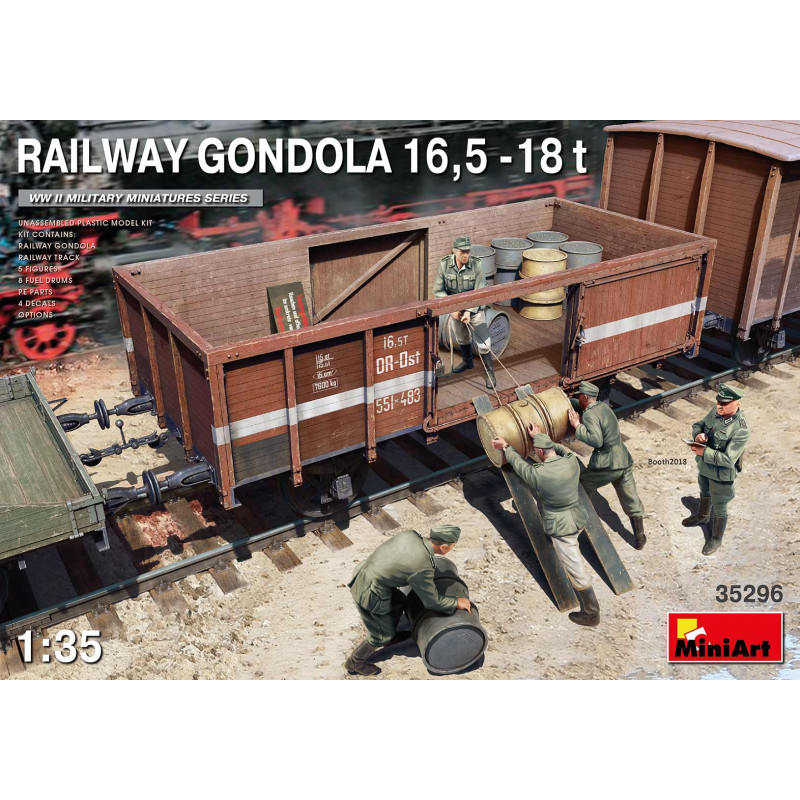 Wagon gondola 16.5-18 t - MiniArt 35296