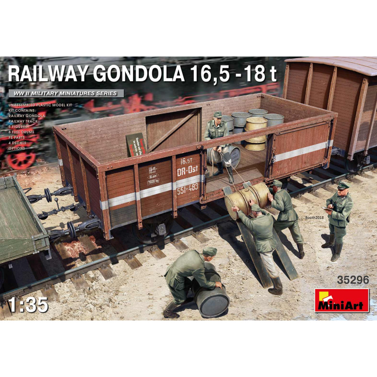 Wagon gondola 16.5-18 t - MiniArt 35296