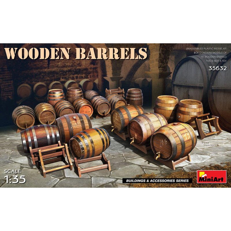 Tonneaux en bois - MiniArt 35632
