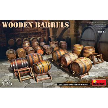Tonneaux en bois - MiniArt 35632