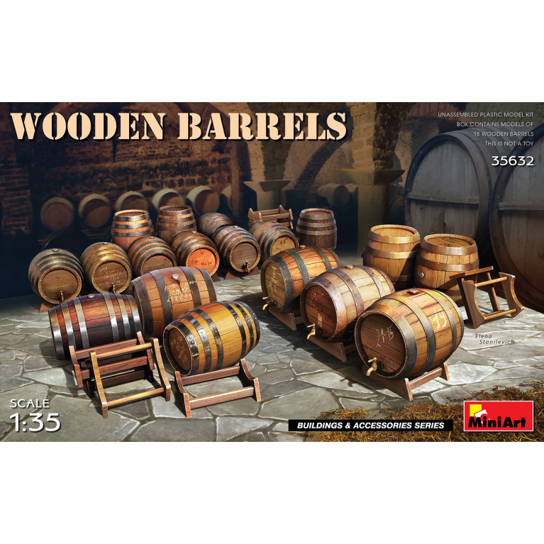 Tonneaux en bois - MiniArt 35632