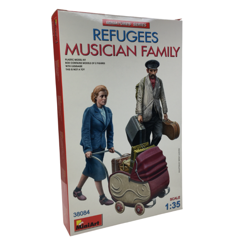 Famille de musiciens réfugiés - MiniArt 38084