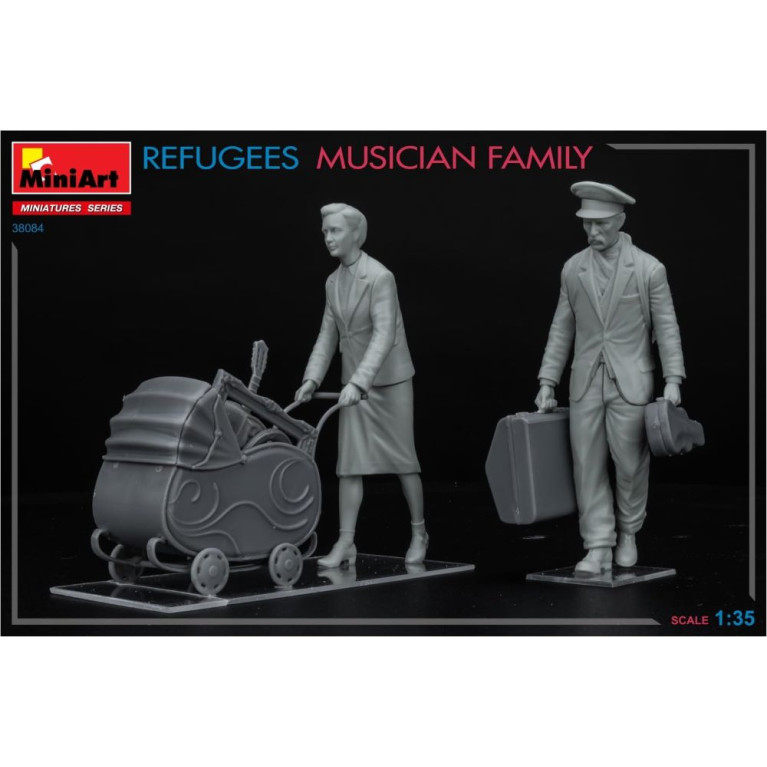 Famille de musiciens réfugiés - MiniArt 38084