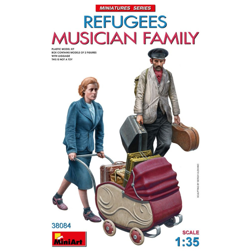 Famille de musiciens réfugiés - MiniArt 38084