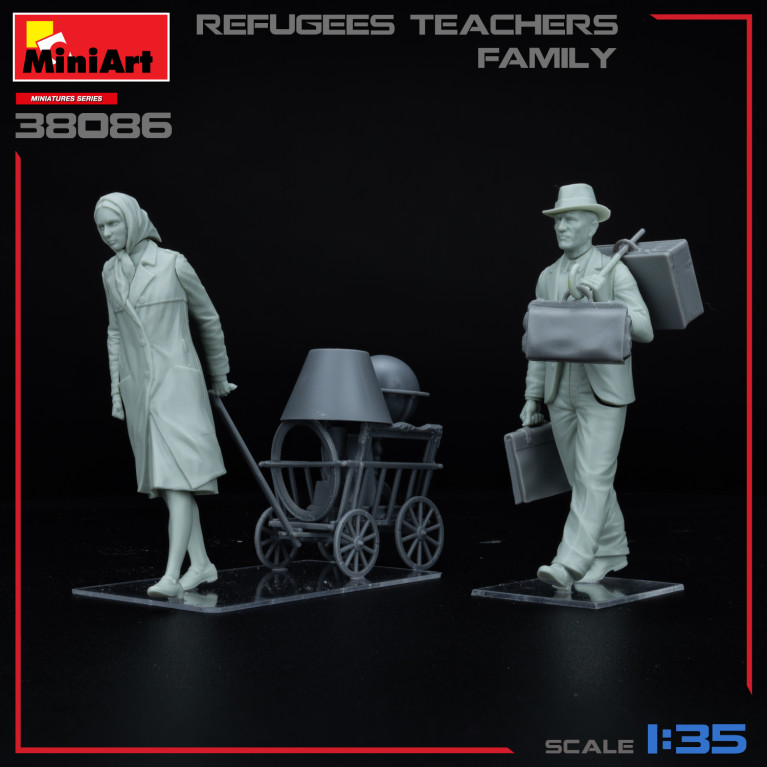 Famille d'enseignants réfugiés - MiniArt 38086