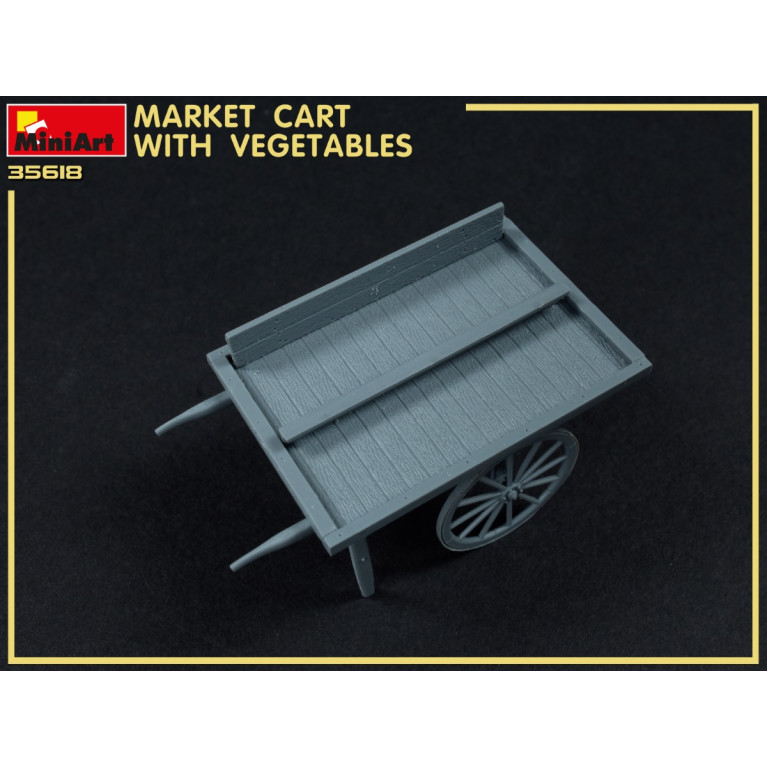 Chariot de marché avec légumes - MINIART 35623