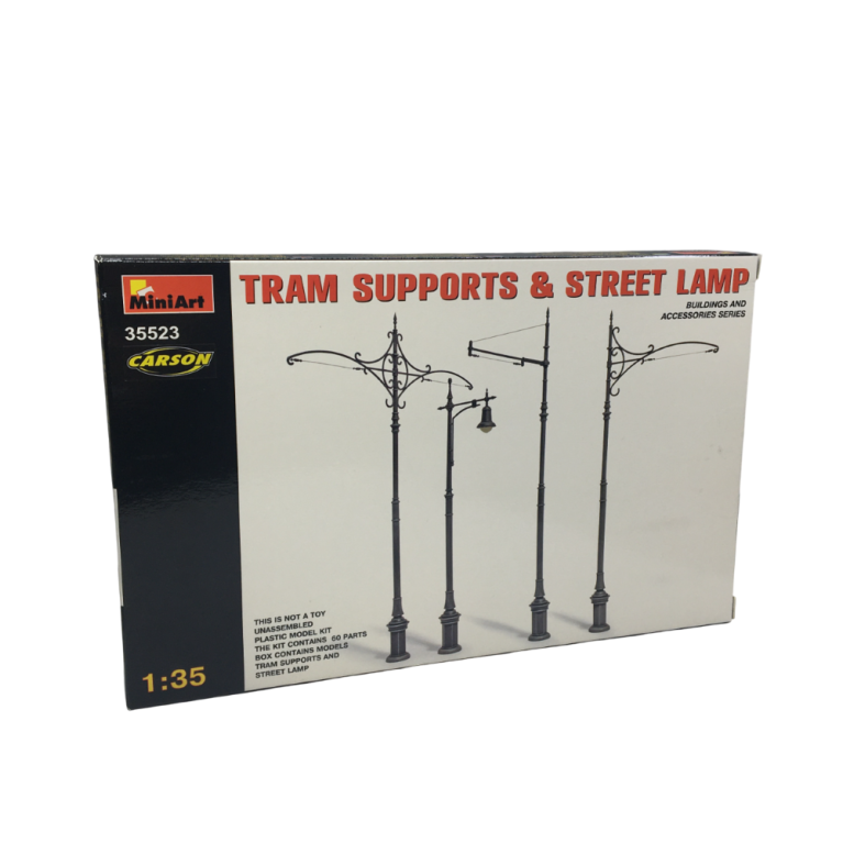 Supports de tramway et lampadaire - MINIART 35523