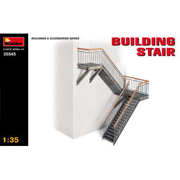 Escalier exterieur de bâtiment - MINIART 35545