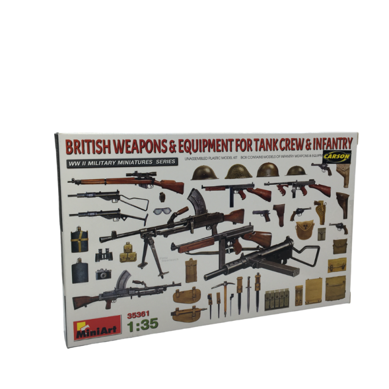 Armes et équipements britanniques pour les équipages de chars et l'infanterie - MINIART 35361