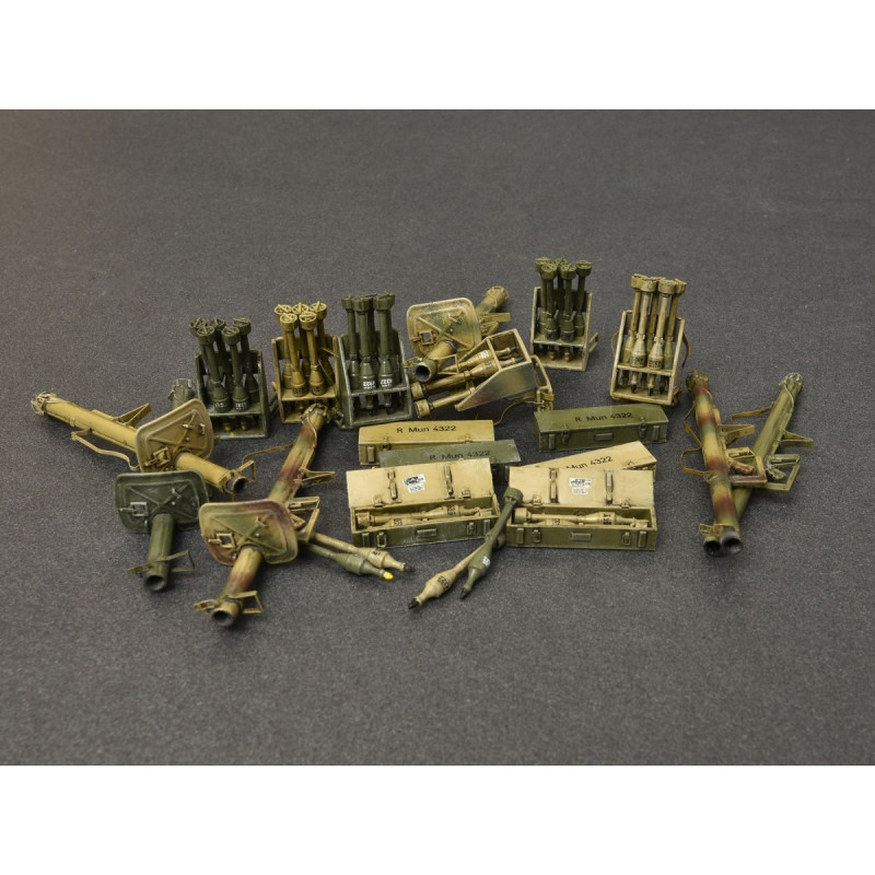 Ensemble Panzerschreck RPzB.54 et Ofenrohr ROzB.43 - MINIART 35263