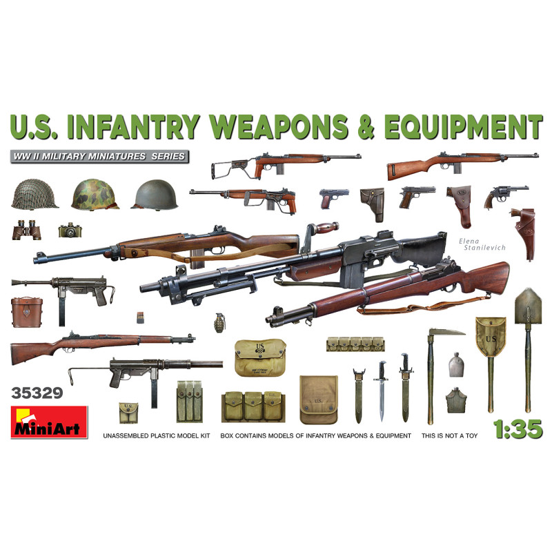Armes et équipements d'infanterie américaine - MINIART 35329