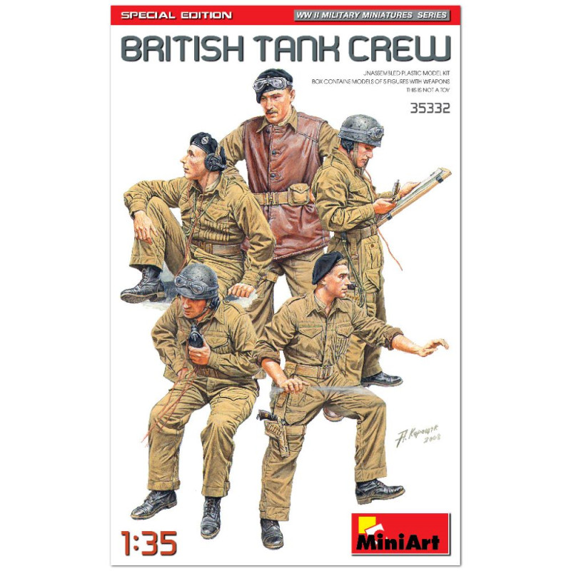 Équipage de char britannique Édition spéciale - MINIART 35332