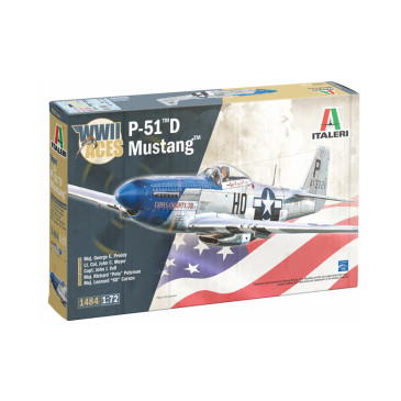 Avion P-51 D Mustang. 5 versions - ITALERI 1484