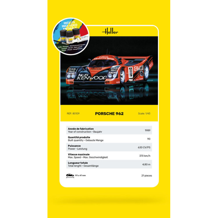 Porsche 962 - HELLER 56109