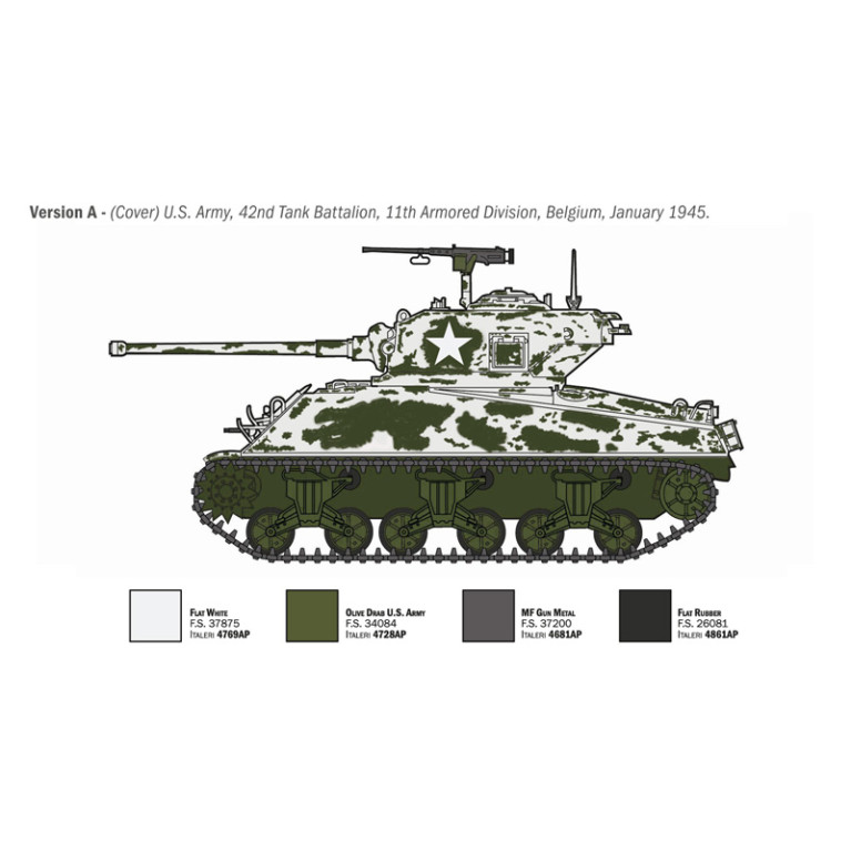 Char M4A3 76mm Wet Sherman 6 versions - ITALERI 96440
