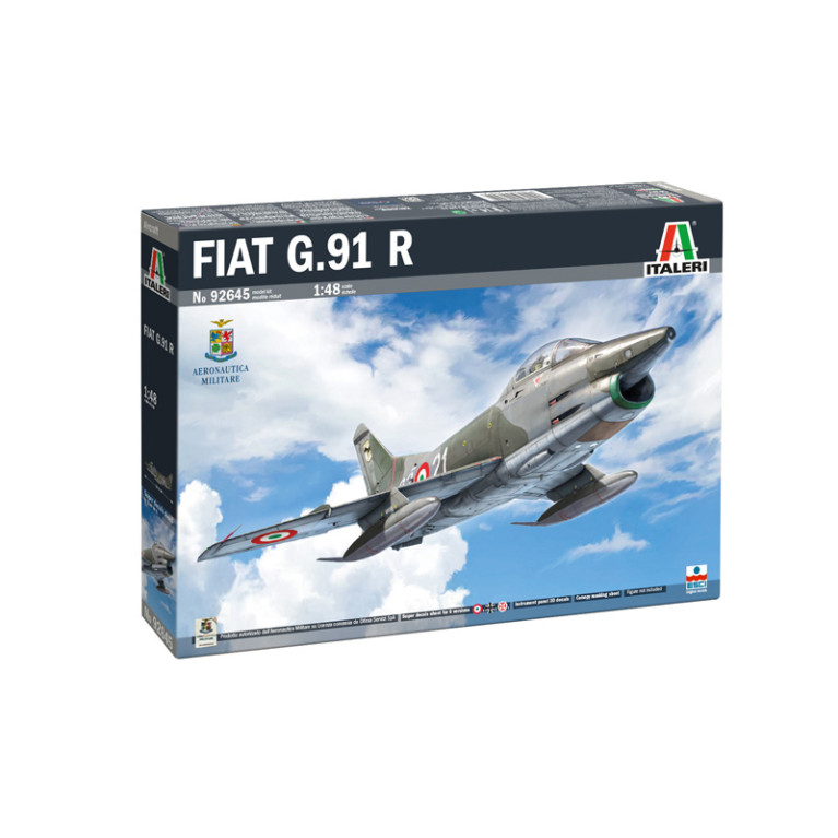 Avion FIAT G.91 R 6 versions - ITALERI 92645
