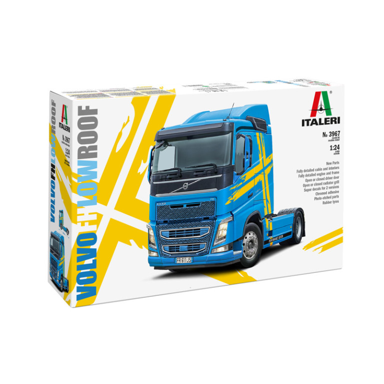 Volvo FH Low Roof 2 versions - ITALERI 3967