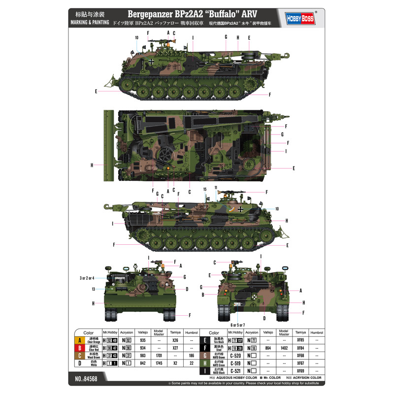 Bergepanzer BPzz2A2 "Buffalo" ARV - HOBBY BOSS 84568