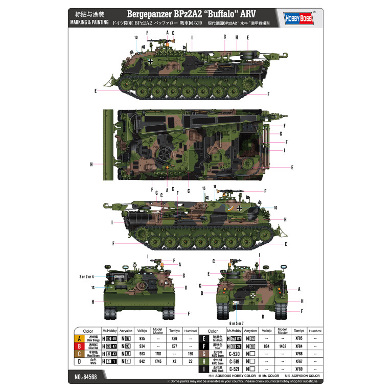 Bergepanzer BPzz2A2 "Buffalo" ARV - HOBBY BOSS 84568