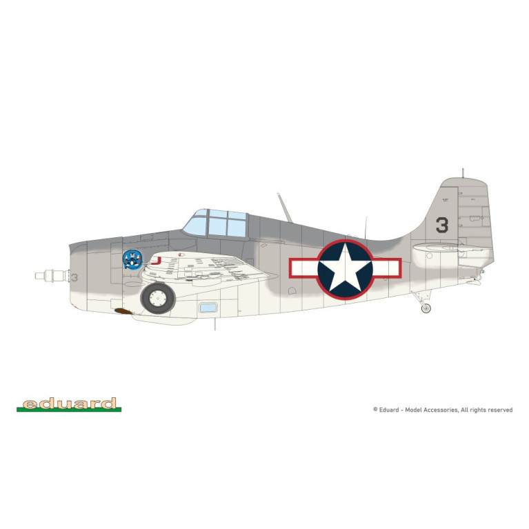 F4F-4 Wildcat late - 4 versions - EDUARD 84204