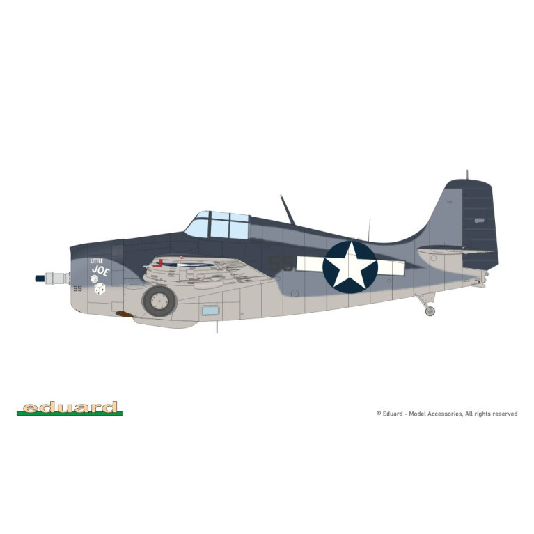 F4F-4 Wildcat late - 4 versions - EDUARD 84204