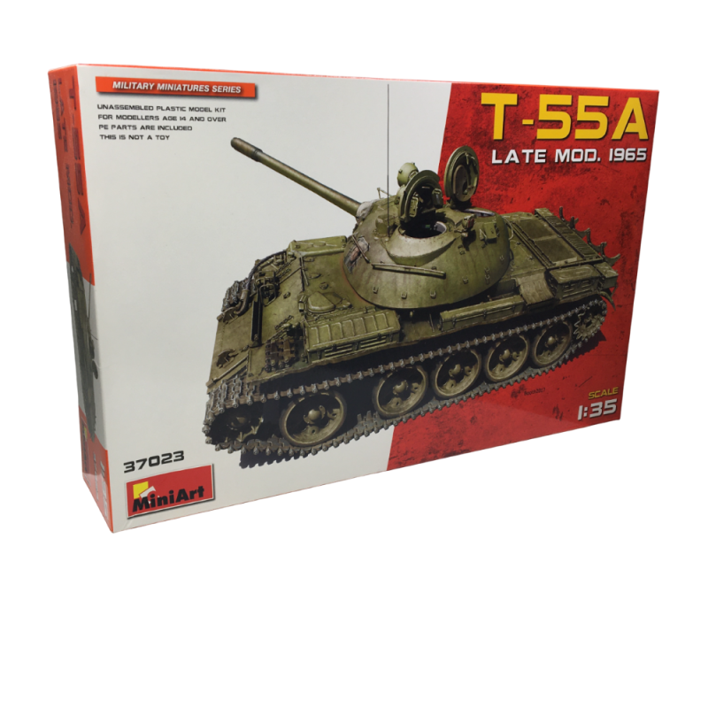 Char T-55A dernier modèle (1965) 8 versions - MiniArt 37023