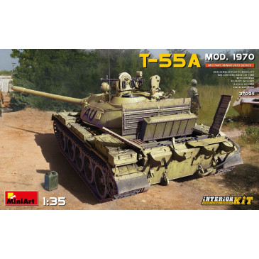 Char T-55A modèle 1970 (kit intérieur) 5 versions - MiniArt 37094
