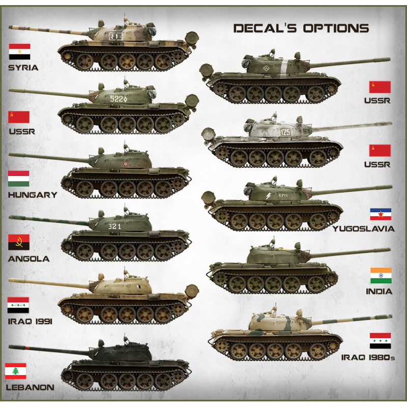 Char T-55  11 versions - MiniArt 37027