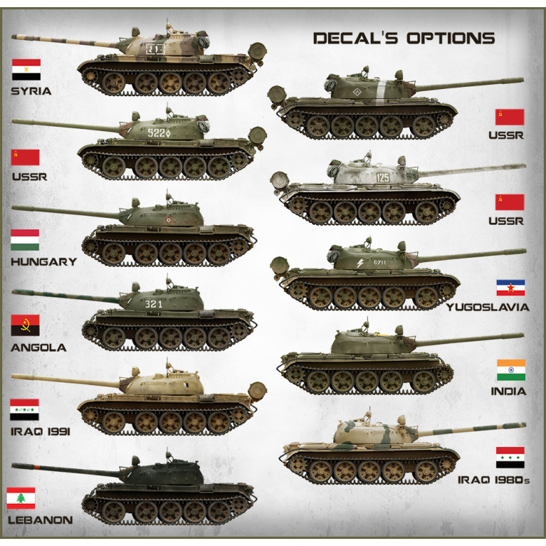 Char T-55  11 versions - MiniArt 37027