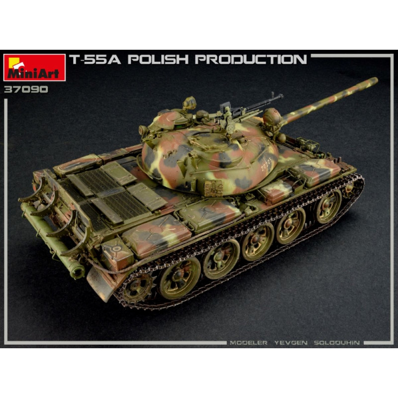 Char T-55A production polonaise 6 versions - MiniArt 37090