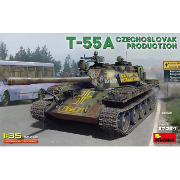 Char T-55 A production Tchécoslovaque 4 versions - MiniArt 37084