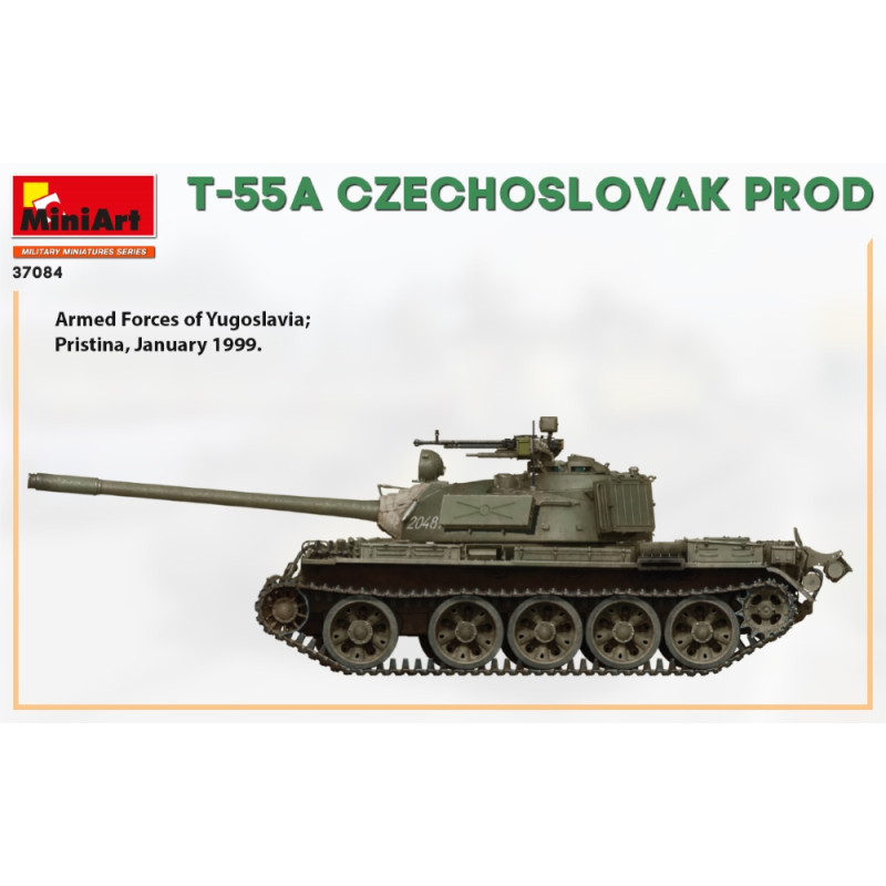 Char T-55 A production Tchécoslovaque 4 versions - MiniArt 37084