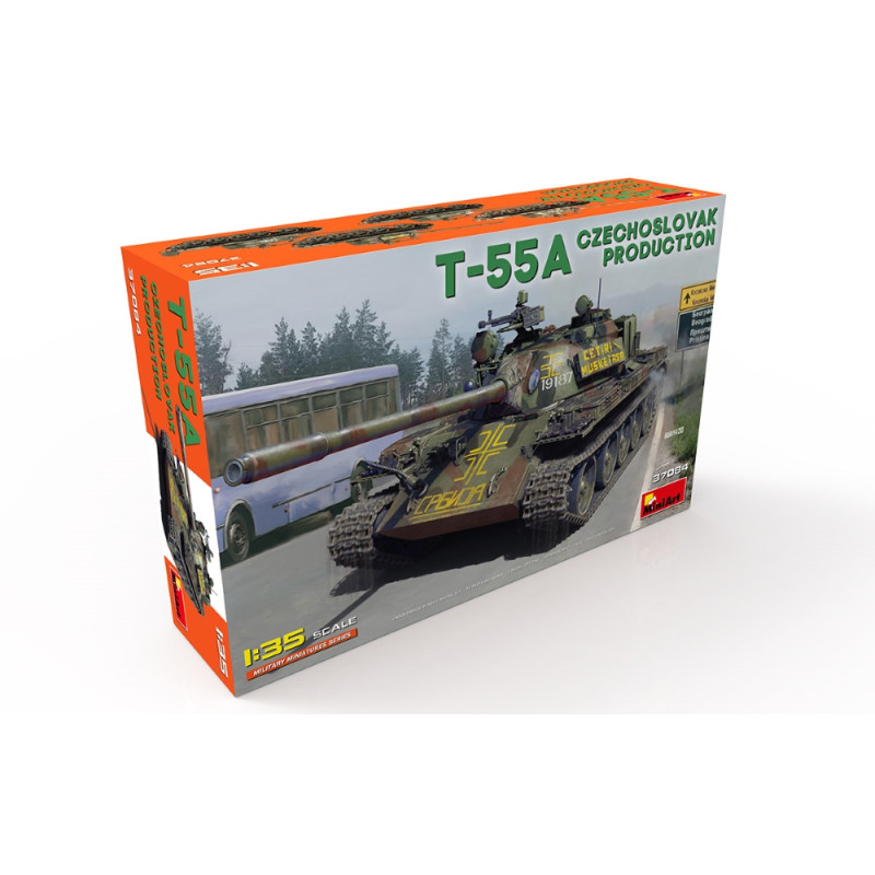 Char T-55 A production Tchécoslovaque 4 versions - MiniArt 37084