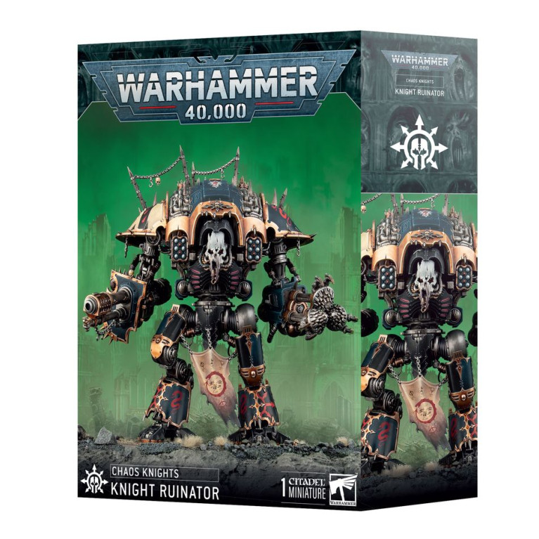 Warhammer 40.000 Chaos Knight, Knight Ruinator 4 versions - WARHAMMER 43-102