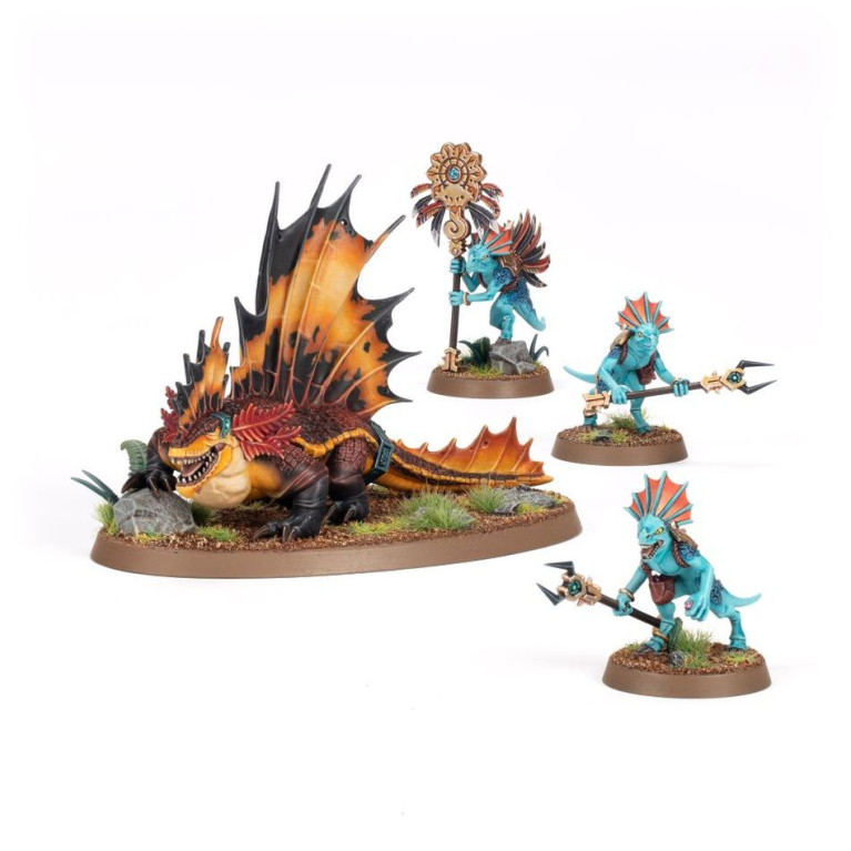 Warhammer AGE OF SIGMAR Spearhead: Seraphon - Sunblooded Prowlers - WARHAMMER 70-882
