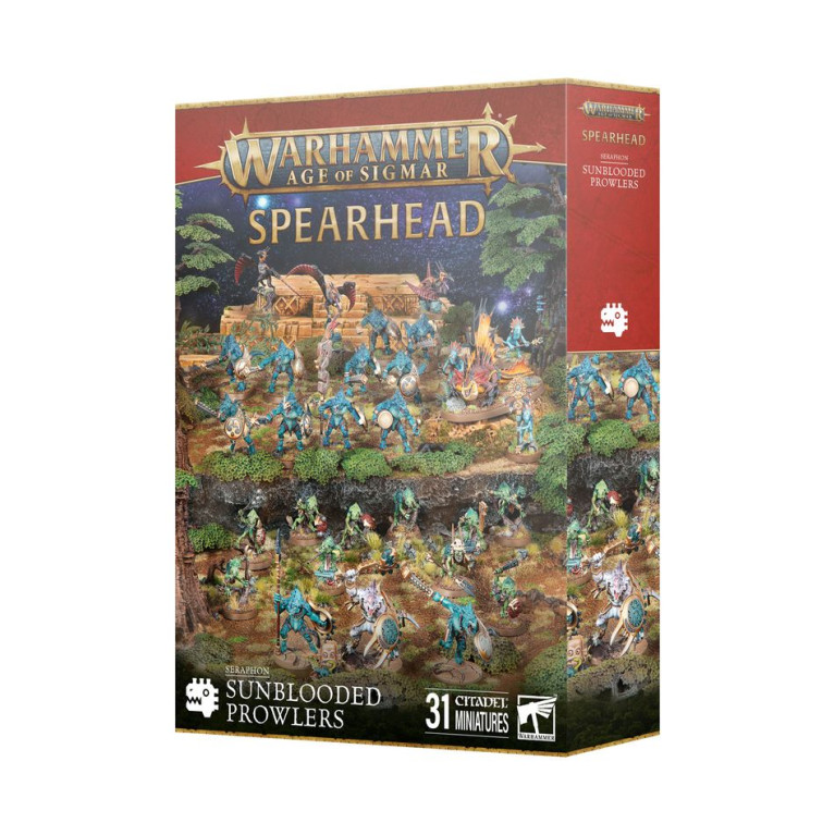 Warhammer AGE OF SIGMAR Spearhead: Seraphon - Sunblooded Prowlers - WARHAMMER 70-882
